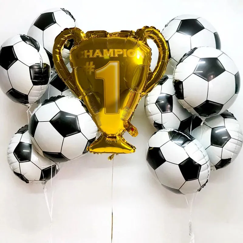 מבחר בלונים לחגיגת יום הולדת לחולי כדורגל ולאוהדים שרופים!