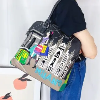 תיק צד לנשים בעיצוב חדשני וקומפקטי דגם מילאנו