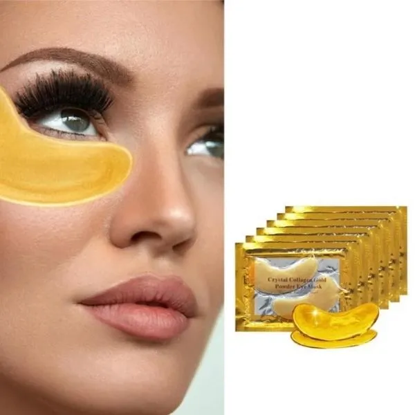 מדבקות קולגן זהב נגד קמטים מתחת לעיניים