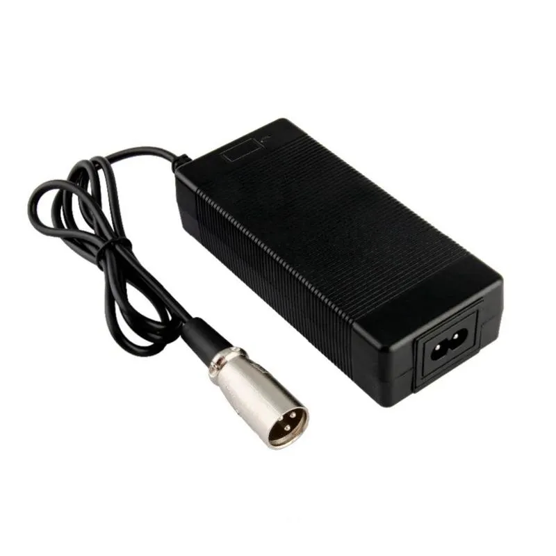 מטען לאופניים חשמליים 2A ,48V חיבור 3 פינים 18 מ"מ XLR
