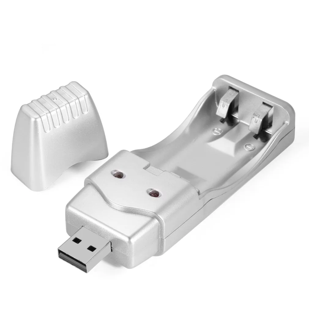 מטען סוללות AA (אצבע)ו-AAA דרך USB