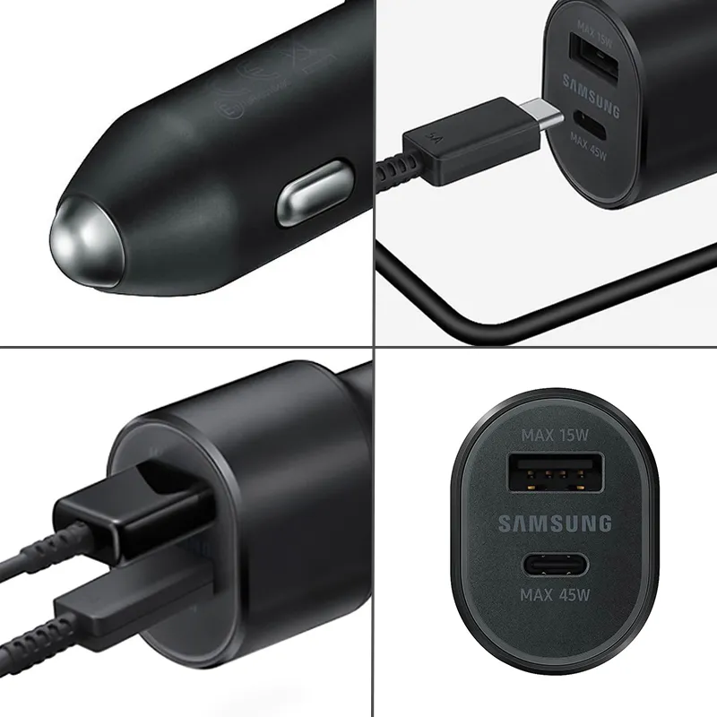 מטען כפול לרכב Samsung 45W+15W סמסונג – תמונה 5