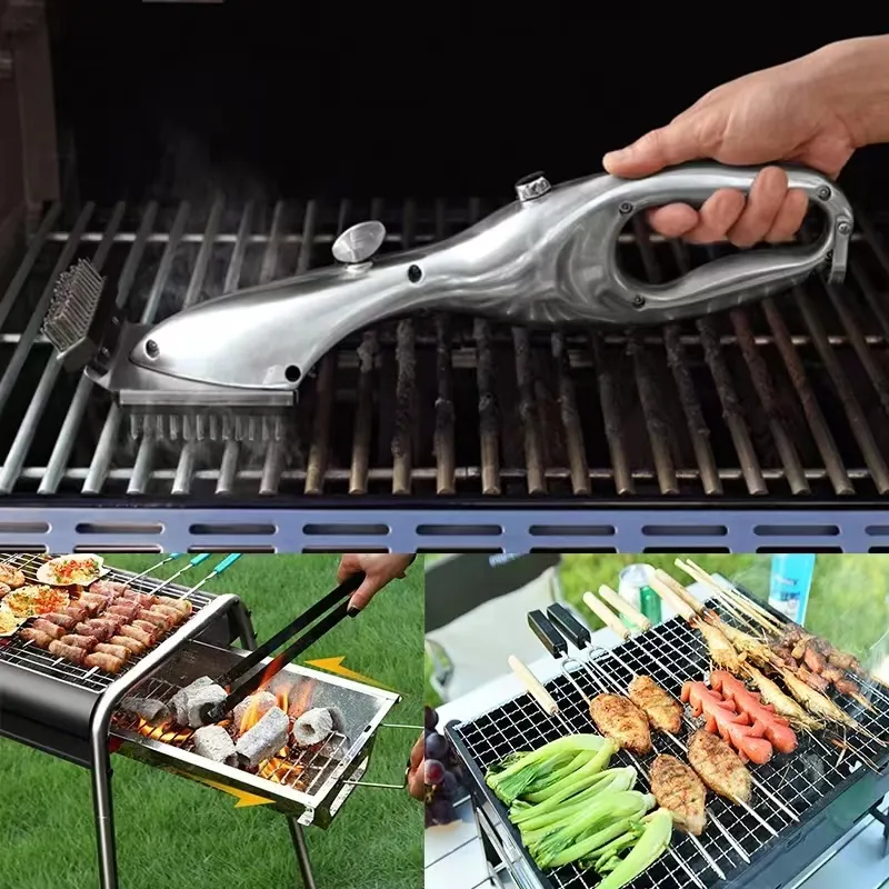 מברשת קיטור מקצועית למנגל Grill Daddy גריל דדי – לחיטוי וניקוי יסודי של הגריל