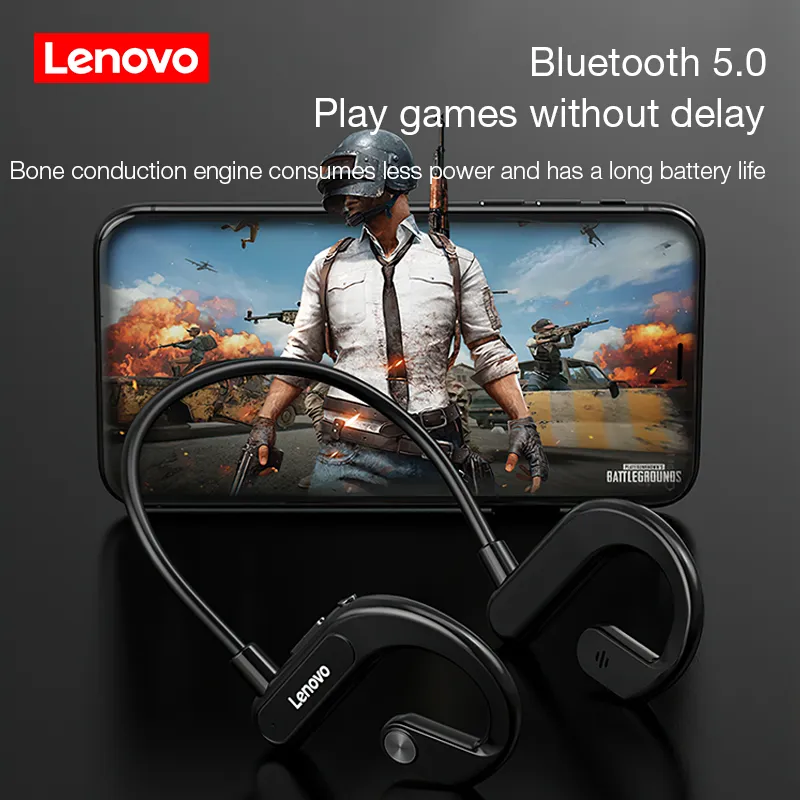 ⁦אוזניות ספורט בלוטוס אלחוטיות מבית Lenovo⁩ – תמונה ⁦3⁩