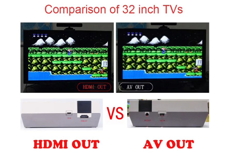 קונסולת משחקים רטרו בחיבור HDMI ו-600 משחקי נוסטלגיה! קונסולת משחקים רטרו בחיבור HDMI ו-600 משחקי נוסטלגיה!