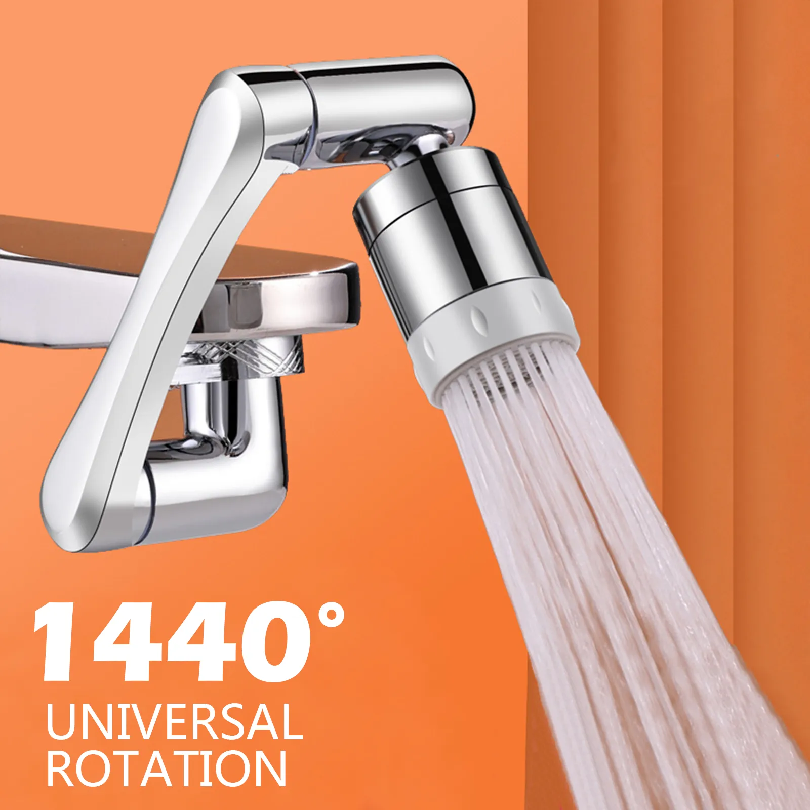 ⁦ראש ברז מתכוונן 1440° לנוחות מירבית עם 2 מצבי זרם⁩ – תמונה ⁦2⁩