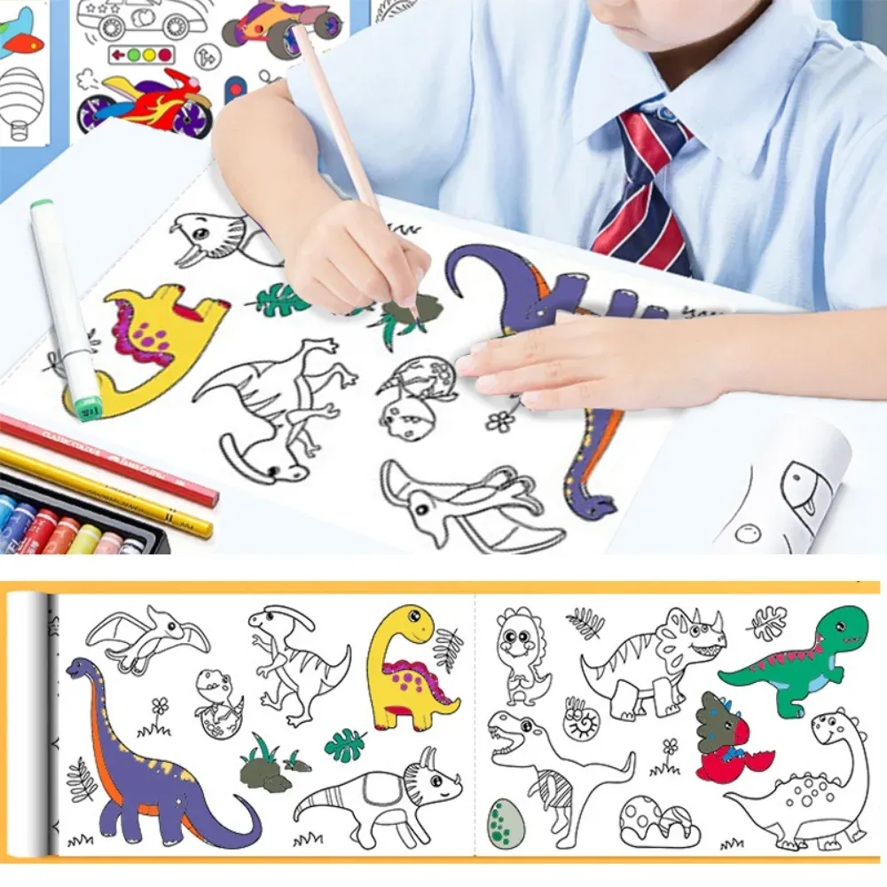 2023 Kids DIY Painting Drawing Roll Toys Sticky Color Filling Paper Graffiti Scroll Paper Educational Toys for Boys Girls Gift 2023 Kids DIY Painting Drawing Roll Toys Sticky Color Filling Paper Graffiti Scroll Paper Educational Toys for Boys Girls Gift