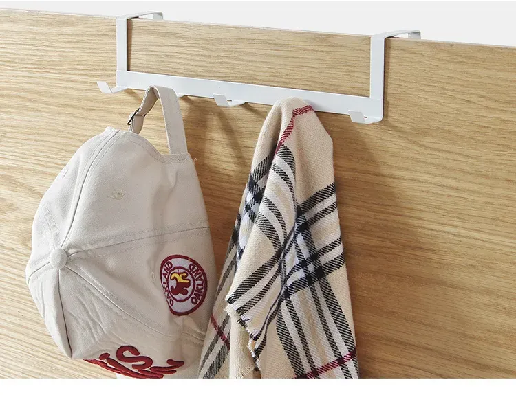 Hooks Over The Door 5 Hooks Home Bathroom Organizer Rack Clothes Coat Hat Towel Hanger Bathroom Kitchen Accessories Hooks Over The Door 5 Hooks Home Bathroom Organizer Rack Clothes Coat Hat Towel Hanger Bathroom Kitchen Accessories