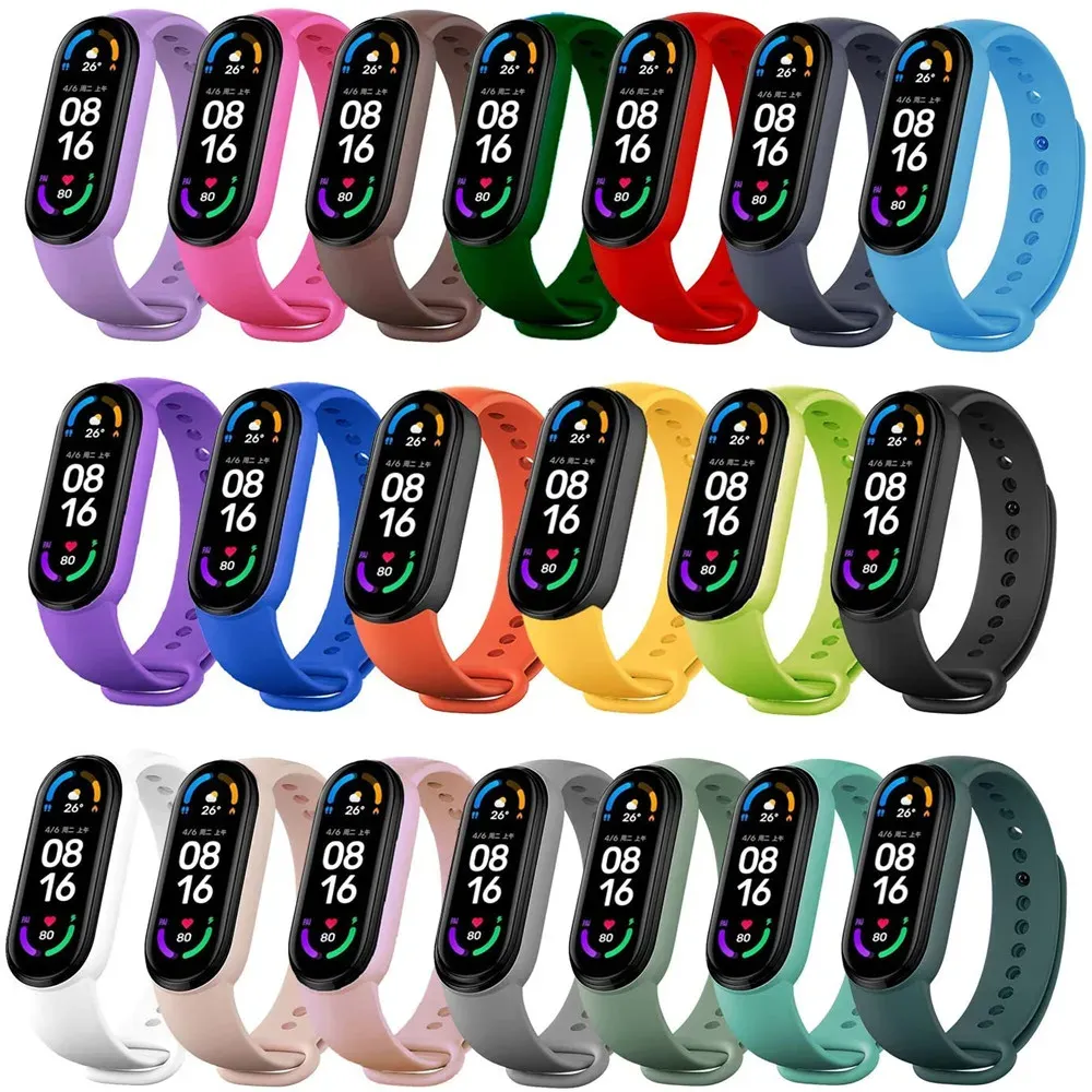 רצועת סיליקון לצמיד הכושר שיאומי Xiaomi Mi Band 8 רצועת סיליקון לצמיד הכושר שיאומי Xiaomi Mi Band 8