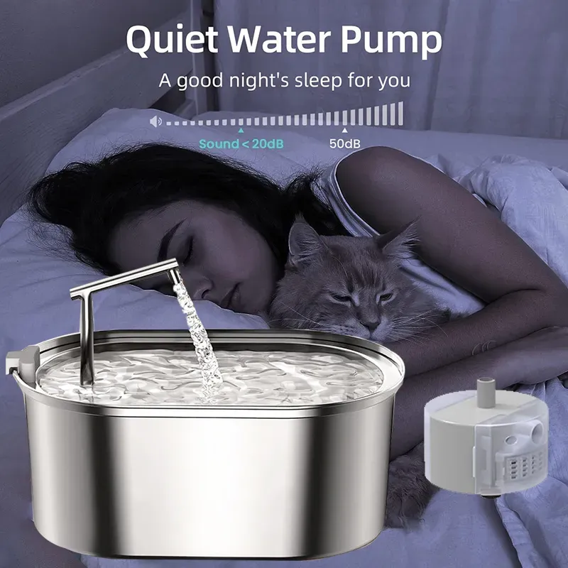 מזרקת מים חכמה לחתולים מזרקת מים חכמה לחתולים
