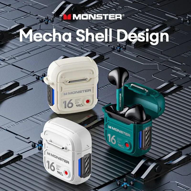 אוזניות אלחוטית מלאות מונסטר Monster XKT16 – תמונה 2