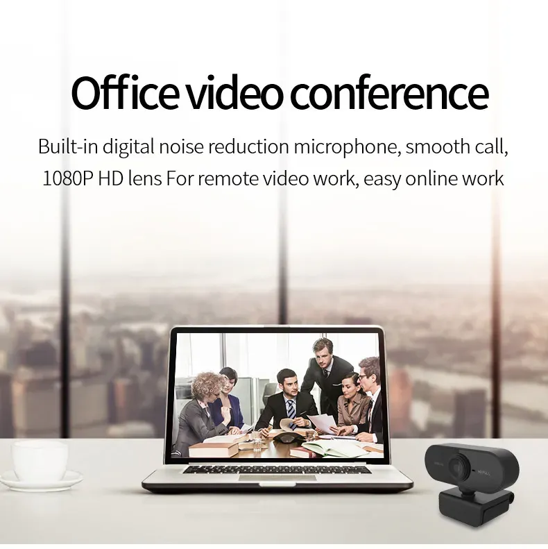 מצלמה רשת למחשב עם מיקרופון מובנה באיכות 1080P FULL HD מצלמה רשת למחשב עם מיקרופון מובנה באיכות 1080P FULL HD
