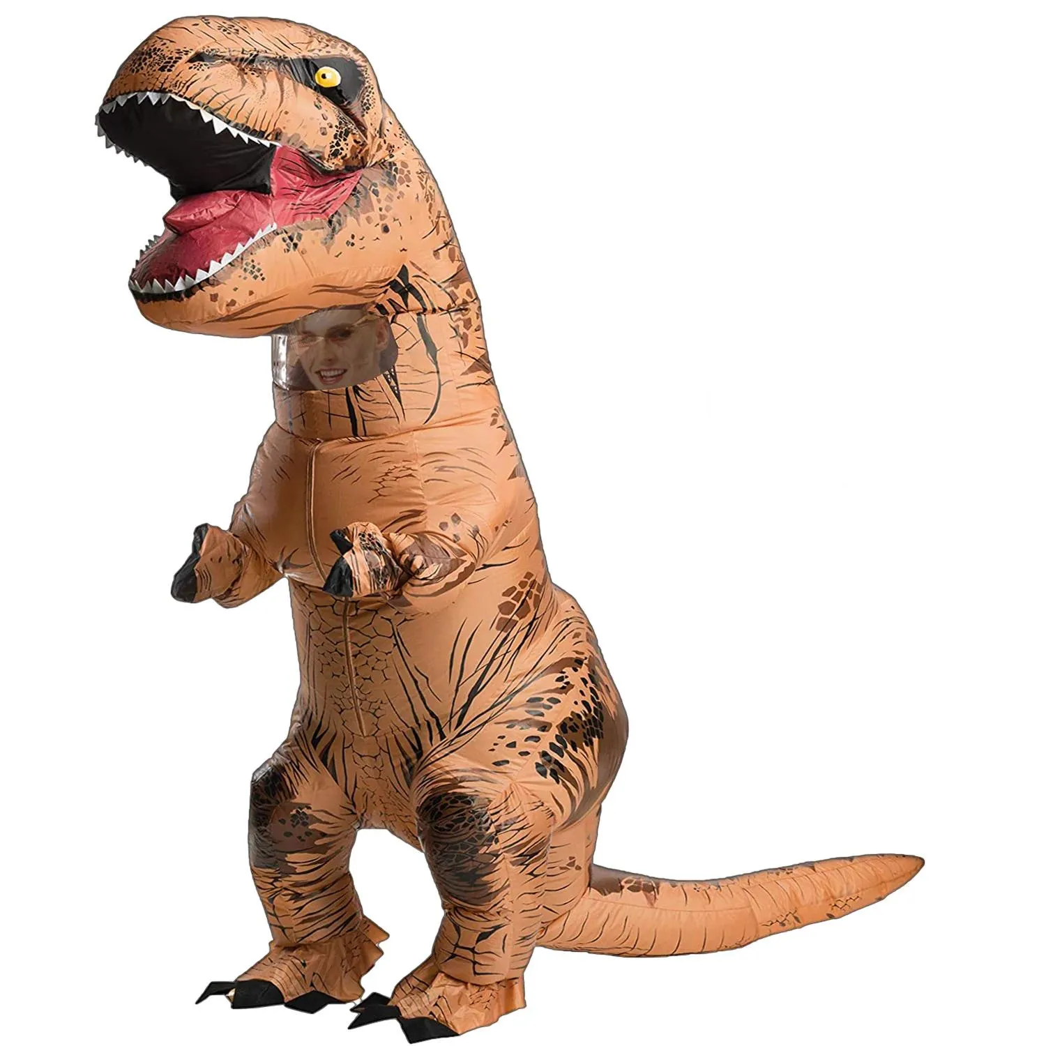 תחפושת של דינוזאור T-REX מתנפח לילדים ולמבוגרים