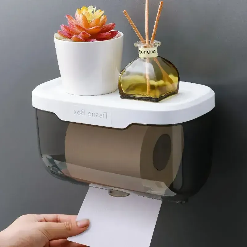 מתקן מעוצב עמיד במים לנייר טואלט
