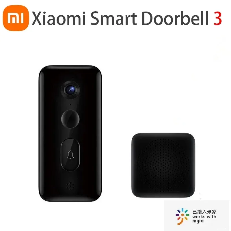 ⁦פעמון דלת חכם דור 3 שיאומי דגם Xiaomi Smart Doorbell 3⁩ – תמונה ⁦2⁩