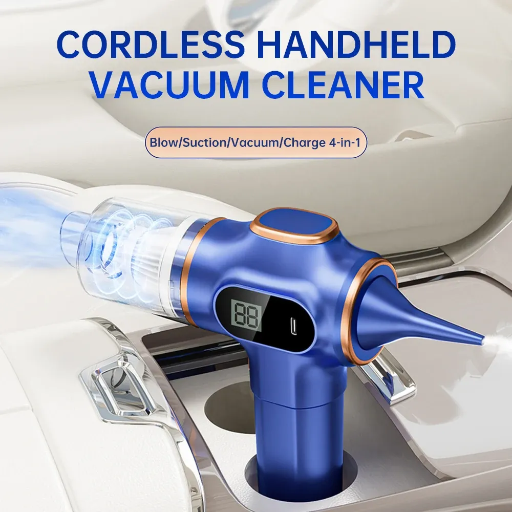 290000Pa 5 in1 Wireless Automobile Vacuum Cleaner Portable Robot Vacuum Cleaner Handheld For Car Office Home Appliances 290000Pa 5 in1 Wireless Automobile Vacuum Cleaner Portable Robot Vacuum Cleaner Handheld For Car Office Home Appliances