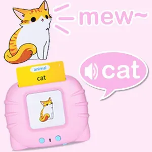 Talking Flash Cards Early Educational Toys Baby Boys Girls Preschool Learning Reading Machine Interactive Gift Talking Flash Cards Early Educational Toys Baby Boys Girls Preschool Learning Reading Machine Interactive Gift