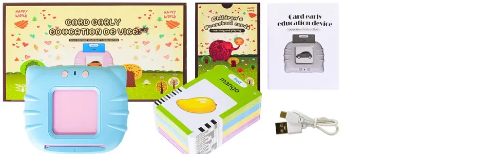 Talking Flash Cards Early Educational Toys Baby Boys Girls Preschool Learning Reading Machine Interactive Gift Talking Flash Cards Early Educational Toys Baby Boys Girls Preschool Learning Reading Machine Interactive Gift