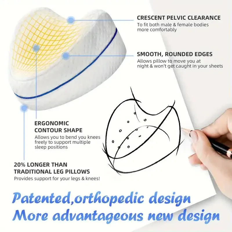 Foam Memory Cotton Bed Leg Pillow Thigh Pad Household Memory Sleep Orthopedics Sciatica Pad Hip Body Joint Backache Relief Foam Memory Cotton Bed Leg Pillow Thigh Pad Household Memory Sleep Orthopedics Sciatica Pad Hip Body Joint Backache Relief