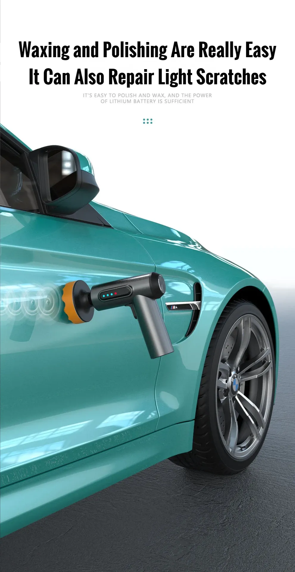 Car Polisher Handheld Wireless Polisher Car Polishing Waxing Machine Power Tool for Car Body Cleanig Waxing Repair Car Polisher Handheld Wireless Polisher Car Polishing Waxing Machine Power Tool for Car Body Cleanig Waxing Repair
