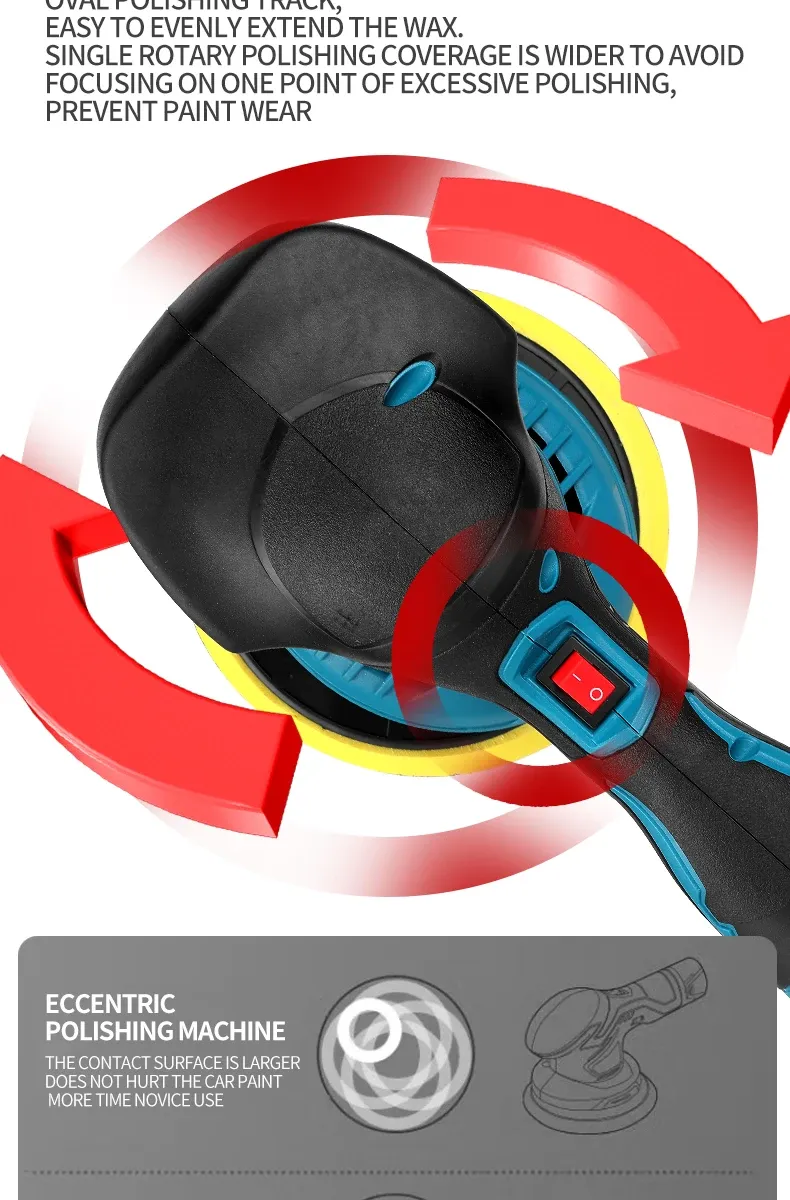 LYUWO 6000RPM Cordless Mini Polisher 6Gears Car Polishing Machine 12V Electric Cars Polish Machines Adjustment Speeds Power Tool LYUWO 6000RPM Cordless Mini Polisher 6Gears Car Polishing Machine 12V Electric Cars Polish Machines Adjustment Speeds Power Tool