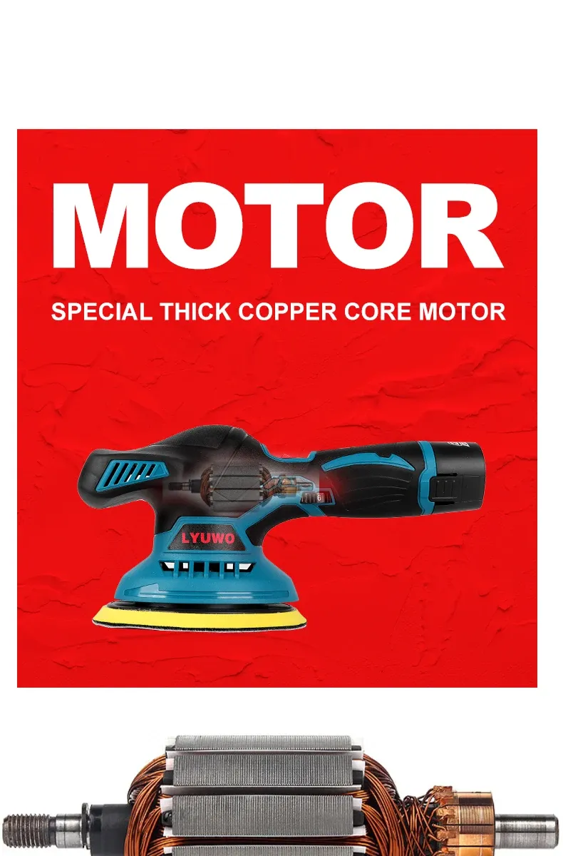 LYUWO 6000RPM Cordless Mini Polisher 6Gears Car Polishing Machine 12V Electric Cars Polish Machines Adjustment Speeds Power Tool LYUWO 6000RPM Cordless Mini Polisher 6Gears Car Polishing Machine 12V Electric Cars Polish Machines Adjustment Speeds Power Tool
