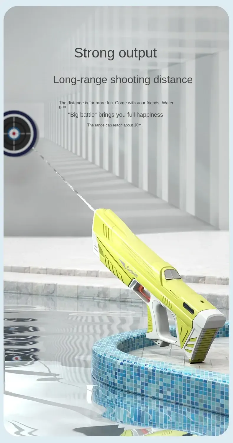 43cm Full Electric Automatic Water Storage Gun Toys Portable Children Summer Beach Outdoor Fight Fantasy Toys for Boys Kids Game 43cm Full Electric Automatic Water Storage Gun Toys Portable Children Summer Beach Outdoor Fight Fantasy Toys for Boys Kids Game