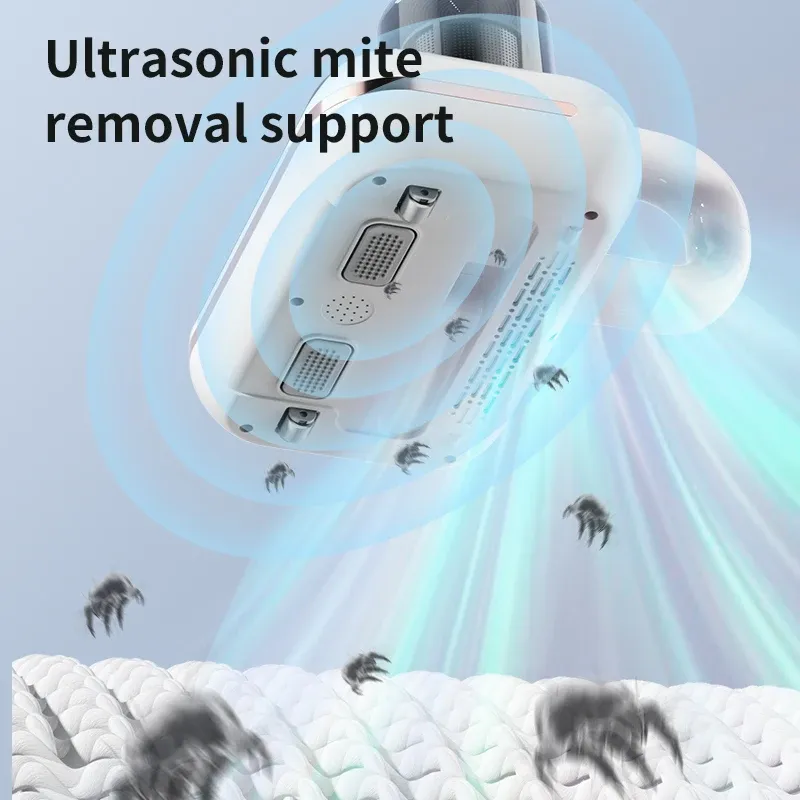 שואב אבק UV נטען אלחוטי לניקוי מזרנים, ספות ועוד להסרת קרדית עם סינון ושאיבה חזקה – תמונה 2