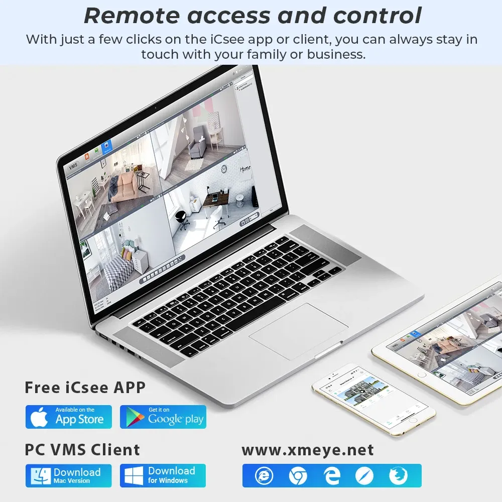 מצלמת Wi-Fi כפולה חיצונית עמידה למים באיכות צילום גבוהה 4K – תמונה 8