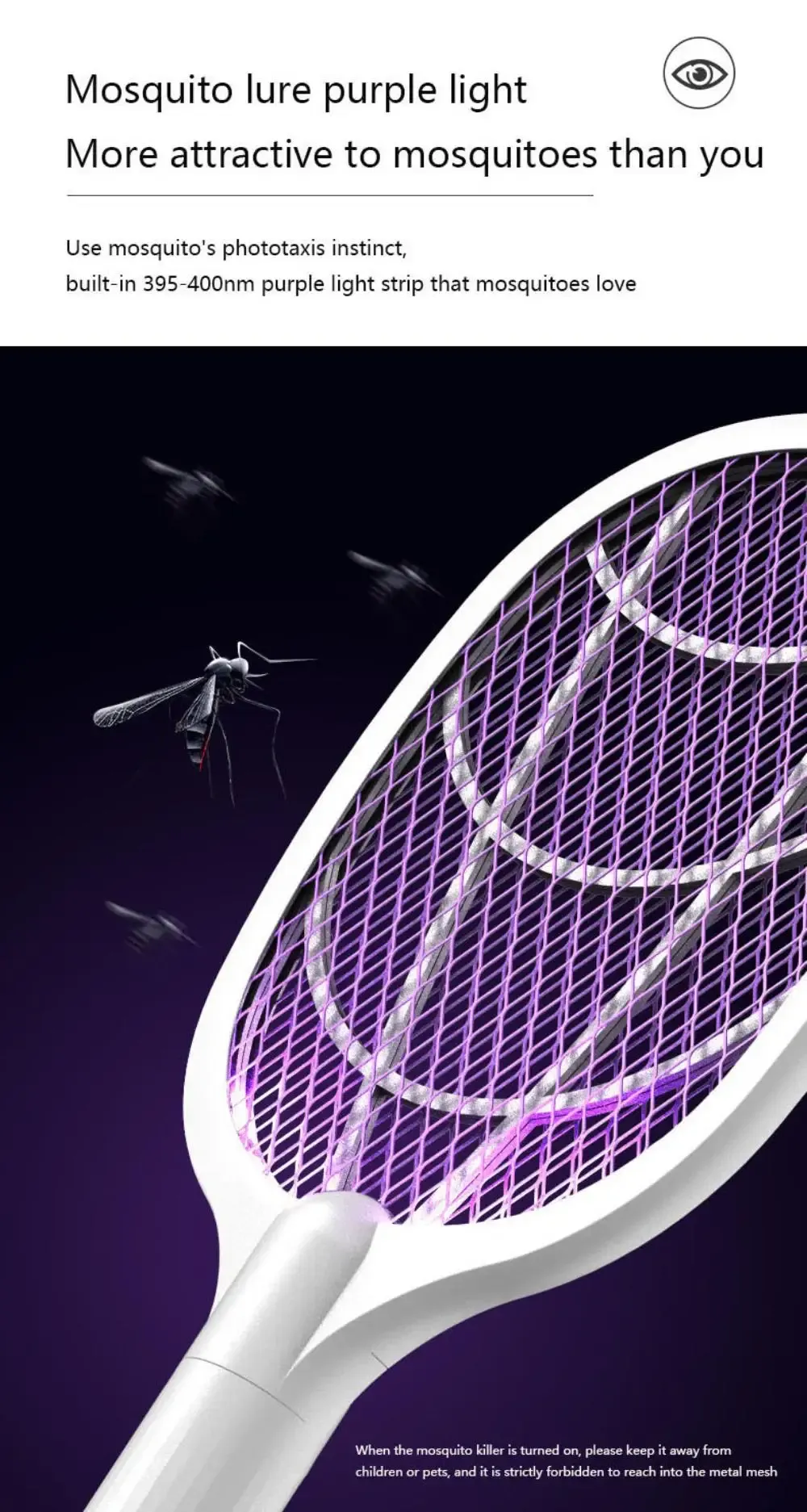 3 IN 1 Electric Mosquito Swatter Mosquito Killer 3500V USB Rechargeable Angle Adjustable Electric Bug Zapper Fly Bat Swatter 3 IN 1 Electric Mosquito Swatter Mosquito Killer 3500V USB Rechargeable Angle Adjustable Electric Bug Zapper Fly Bat Swatter