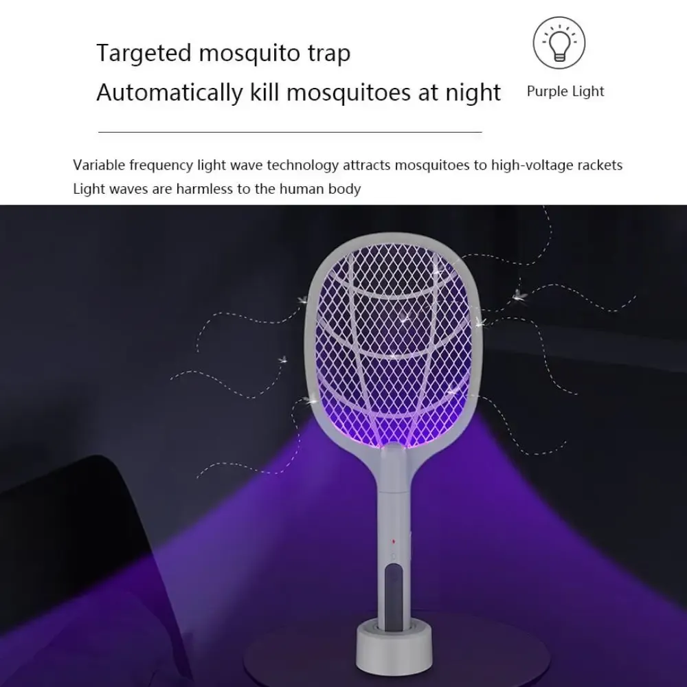 3 IN 1 Electric Mosquito Swatter Mosquito Killer 3500V USB Rechargeable Angle Adjustable Electric Bug Zapper Fly Bat Swatter 3 IN 1 Electric Mosquito Swatter Mosquito Killer 3500V USB Rechargeable Angle Adjustable Electric Bug Zapper Fly Bat Swatter
