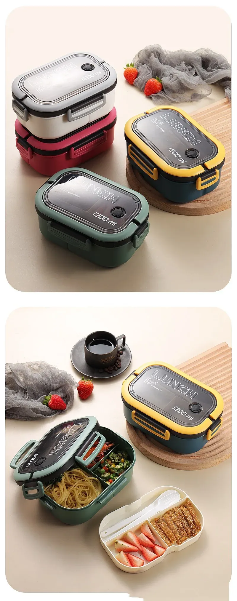 Cute Lunch Box For Kids Compartments Microwae Bento Lunchbox Children Kid School Outdoor Camping Picnic Food Container Portable Cute Lunch Box For Kids Compartments Microwae Bento Lunchbox Children Kid School Outdoor Camping Picnic Food Container Portable