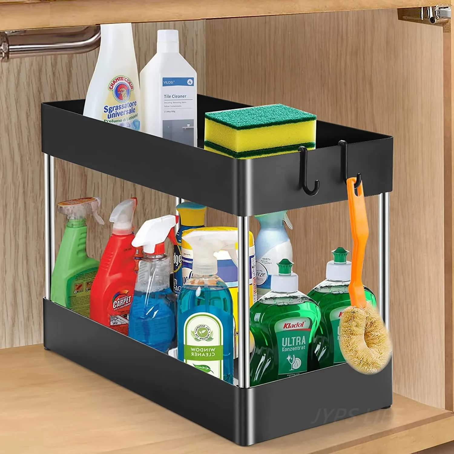 1/2 Pcs Under Sink Storage Organizer 2 Tier Drawer Multipurpose Rack Cabinet Under Sink Storage Rack Bathroom Kitchen Organizer 1/2 Pcs Under Sink Storage Organizer 2 Tier Drawer Multipurpose Rack Cabinet Under Sink Storage Rack Bathroom Kitchen Organizer