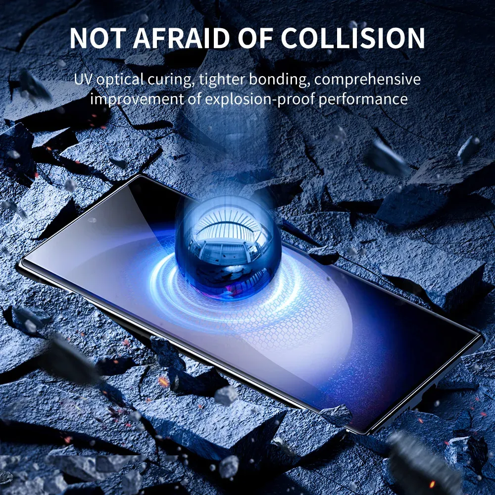 מגן מסך איכותי לסמסונג גלקסי Samsung S24 Ultra מבית SmartDevil – תמונה 4