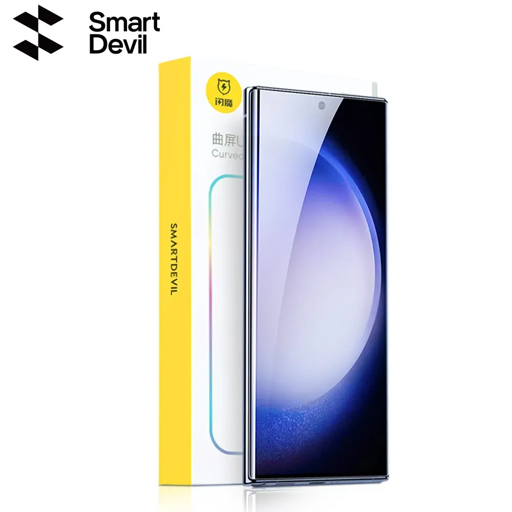 מגן מסך איכותי לסמסונג גלקסי Samsung S24 Ultra מבית SmartDevil – תמונה 2