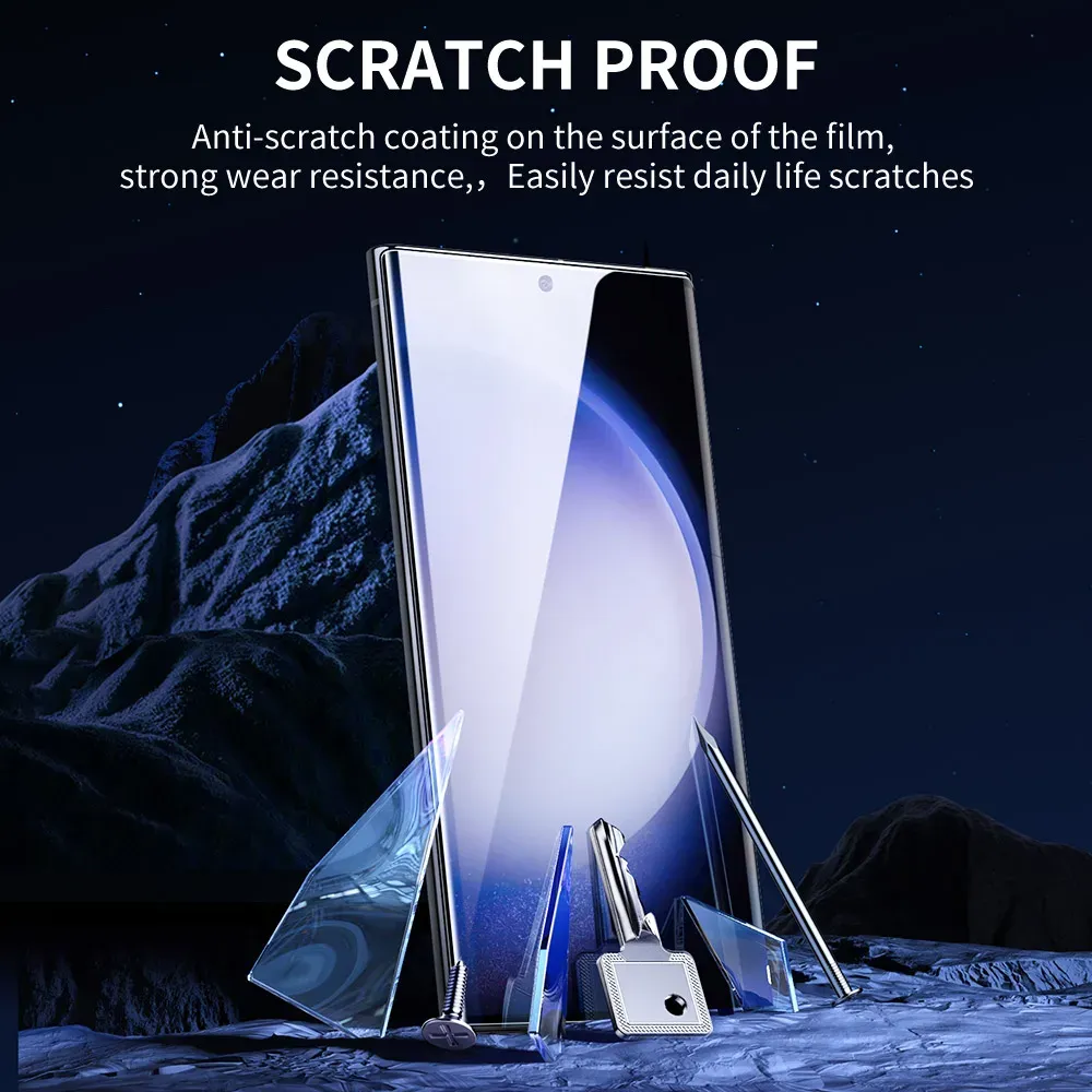 מגן מסך איכותי לסמסונג גלקסי Samsung S24 Ultra מבית SmartDevil – תמונה 5