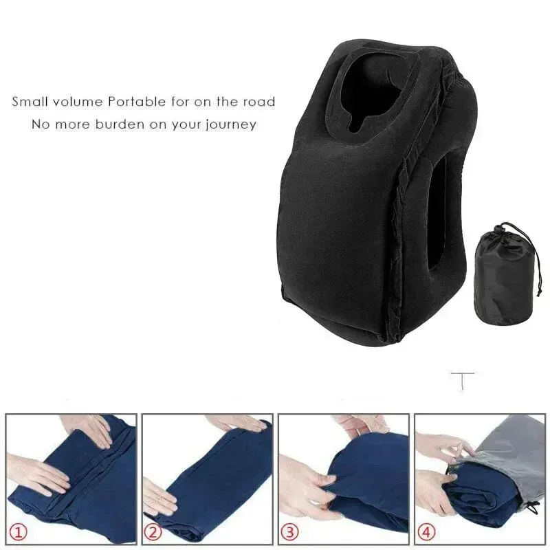 1pc Inflatable Air Cushion Travel Pillow Headrest Chin Support Cushions for Airplane Plane Office Rest Neck Nap Pillows 1pc Inflatable Air Cushion Travel Pillow Headrest Chin Support Cushions for Airplane Plane Office Rest Neck Nap Pillows