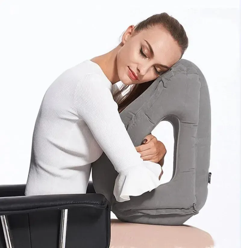 1pc Inflatable Air Cushion Travel Pillow Headrest Chin Support Cushions for Airplane Plane Office Rest Neck Nap Pillows 1pc Inflatable Air Cushion Travel Pillow Headrest Chin Support Cushions for Airplane Plane Office Rest Neck Nap Pillows
