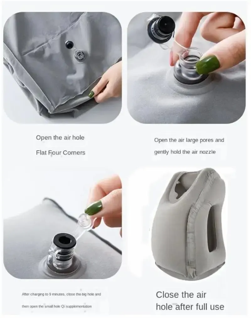 1pc Inflatable Air Cushion Travel Pillow Headrest Chin Support Cushions for Airplane Plane Office Rest Neck Nap Pillows 1pc Inflatable Air Cushion Travel Pillow Headrest Chin Support Cushions for Airplane Plane Office Rest Neck Nap Pillows