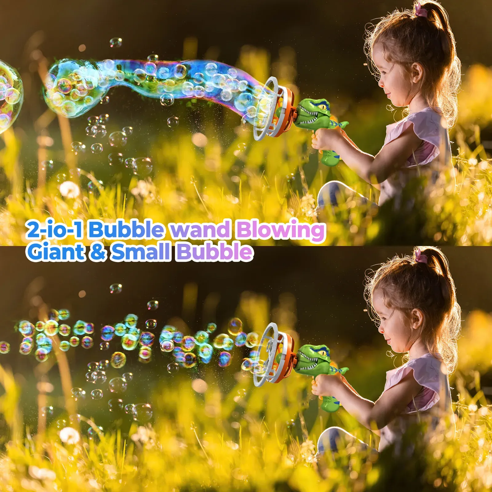 Bubble Gun Bubble Machine Dinosaur Bubble Machine Toys Suitable for Children and Toddlers Bubble Gun Party Gifts Birthday Bubble Gun Bubble Machine Dinosaur Bubble Machine Toys Suitable for Children and Toddlers Bubble Gun Party Gifts Birthday