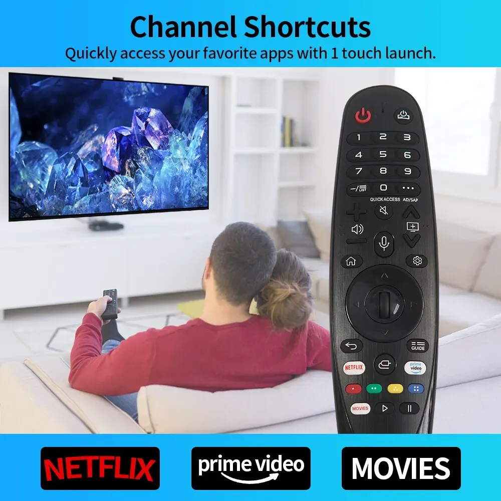 ⁦שלט רחוק תואם לטלויזיה אל ג'י חכמה LG SMART MAGIC⁩ – תמונה ⁦3⁩