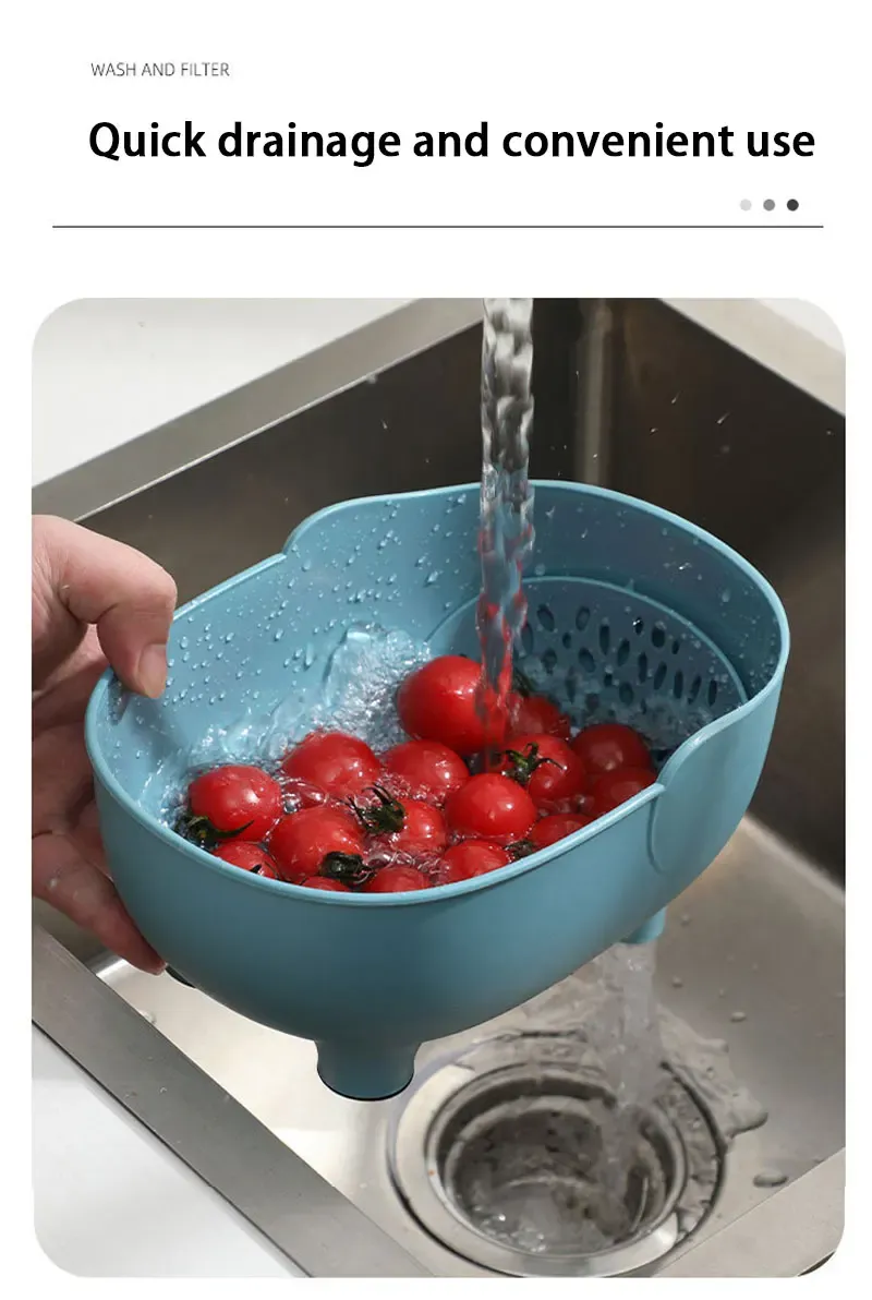 Elephant Drain Basket Multi-purpose Kitchen Storage Drain Basket Household Fruit and Vegetable Basket Plastic Drain Basket Elephant Drain Basket Multi-purpose Kitchen Storage Drain Basket Household Fruit and Vegetable Basket Plastic Drain Basket