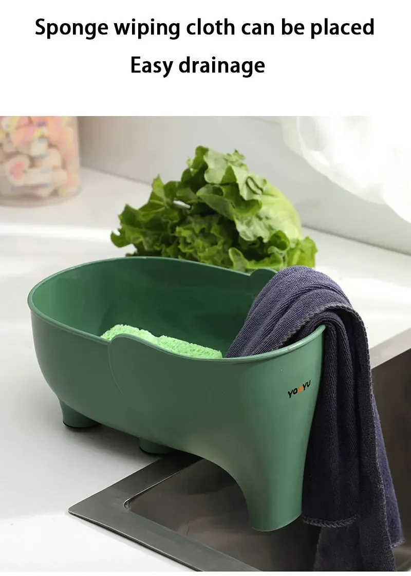 Elephant Drain Basket Multi-purpose Kitchen Storage Drain Basket Household Fruit and Vegetable Basket Plastic Drain Basket Elephant Drain Basket Multi-purpose Kitchen Storage Drain Basket Household Fruit and Vegetable Basket Plastic Drain Basket