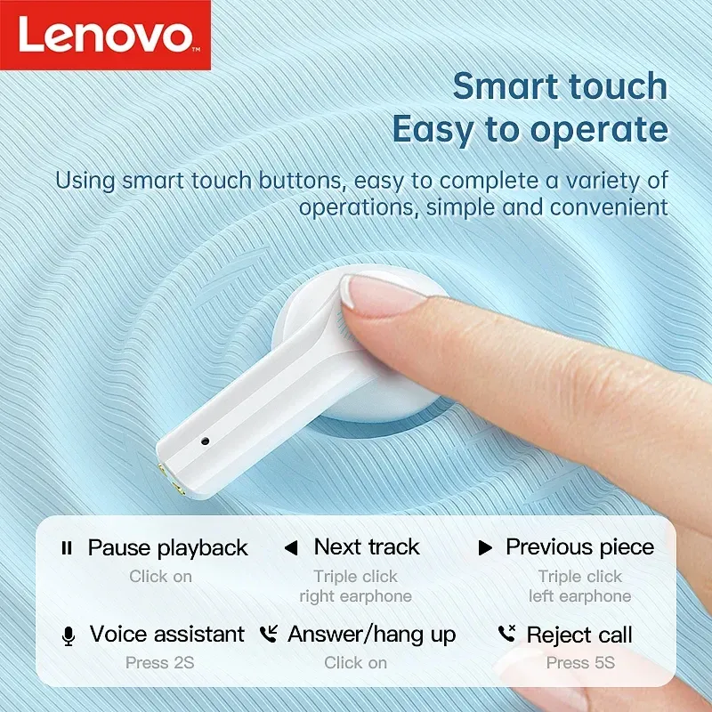אוזניות אלחוטית מלאות Lenovo XT95 pro דגם חדש מבית לנובו – תמונה 5