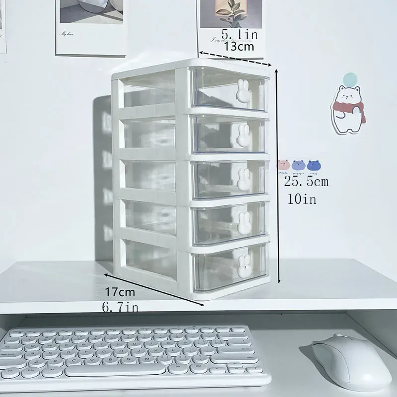 Multi-functional Desktop Organizer Drawer Box with Pen Holder and Hair Accessories Storage Shelf Multi-functional Desktop Organizer Drawer Box with Pen Holder and Hair Accessories Storage Shelf