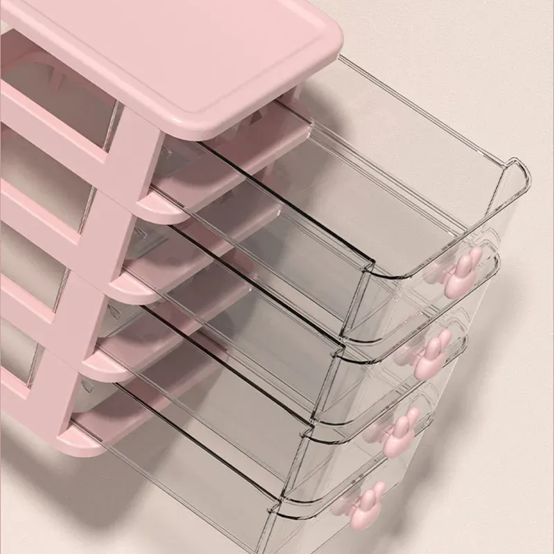 Multi-functional Desktop Organizer Drawer Box with Pen Holder and Hair Accessories Storage Shelf Multi-functional Desktop Organizer Drawer Box with Pen Holder and Hair Accessories Storage Shelf