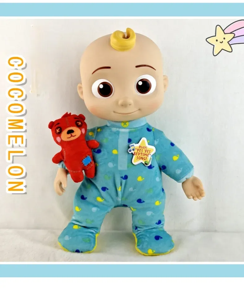 Cocomelom Music JoJo Doll Plush Doll Sing Music Box with Seven Kinds of Children's Toys Child Companion Doll stuffed animals