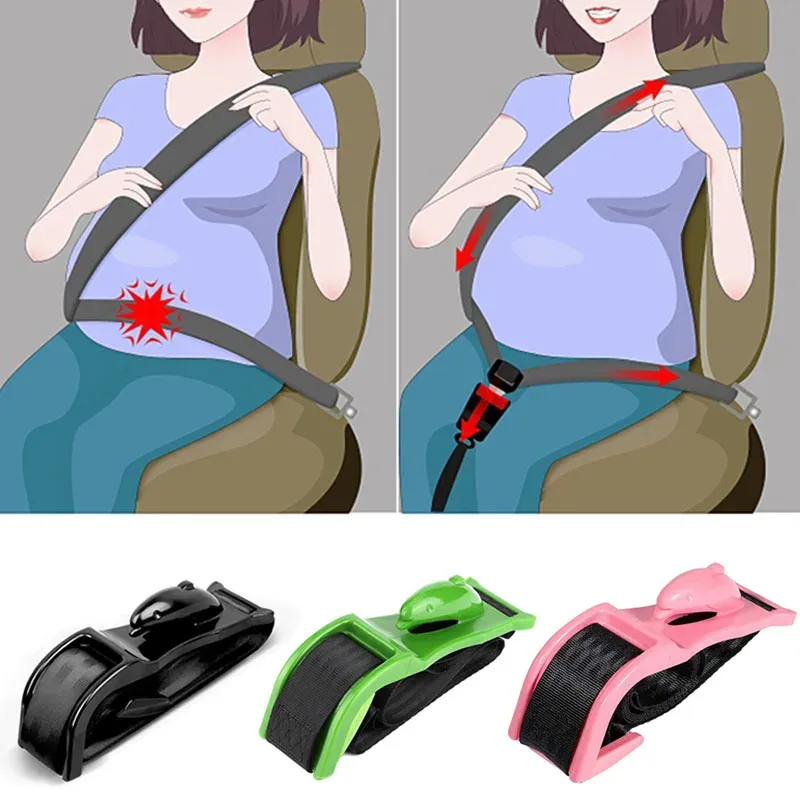 מתאם חגורת בטיחות אוניברסלית למניעת לחץ על הבטן לנשים בהריון