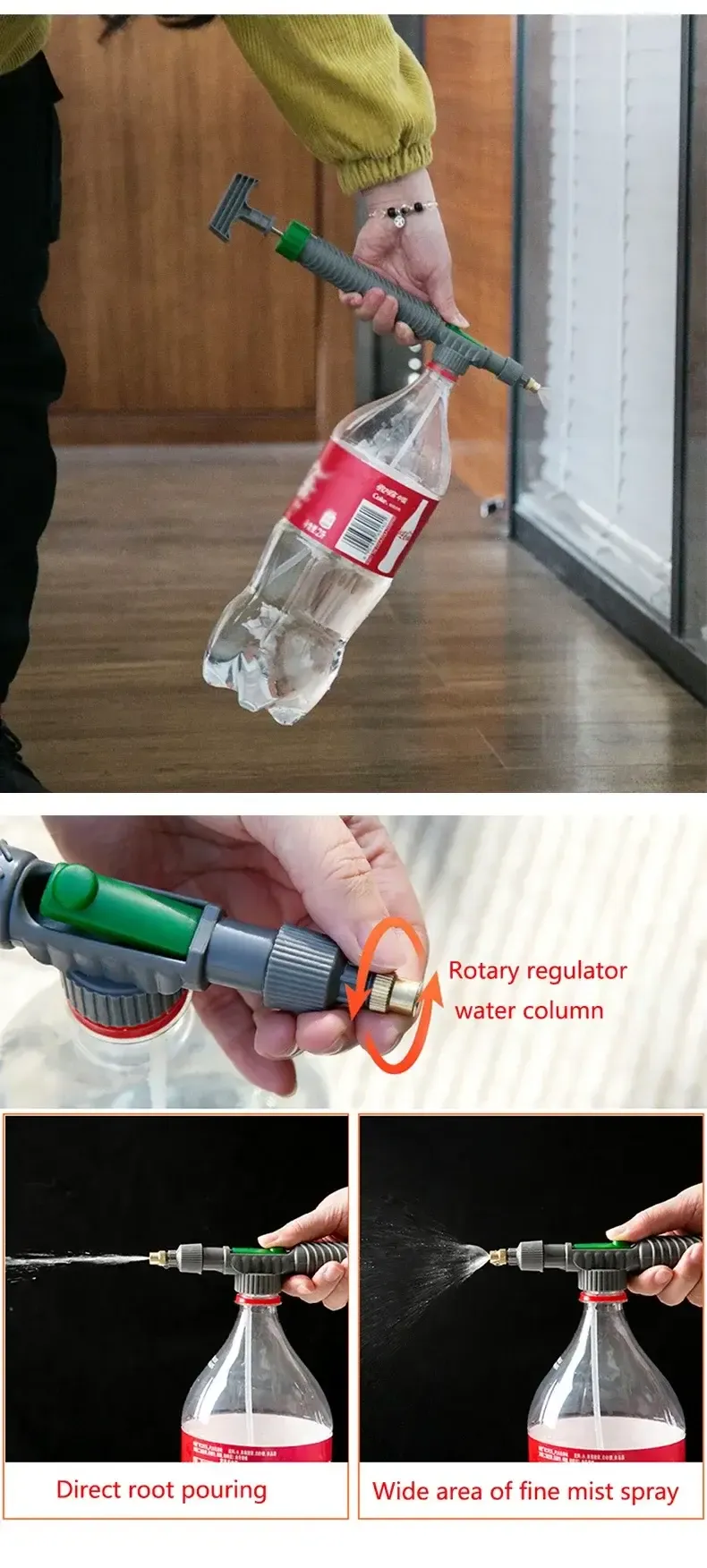 Adjustable High Pressure Air Pump Hand Sprayer Drink Bottle Spray Head Garden Watering Tools Sprayer Agricultural Tools Adjustable High Pressure Air Pump Hand Sprayer Drink Bottle Spray Head Garden Watering Tools Sprayer Agricultural Tools