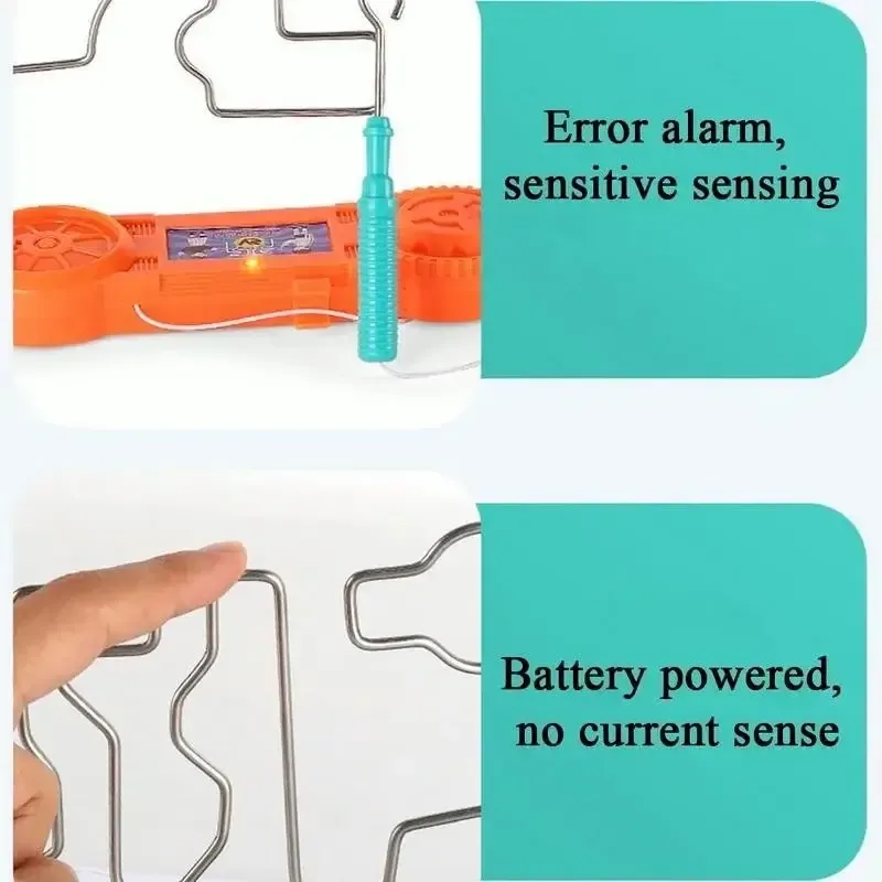 Kids Collison Electric Shock Toy Education Electric Touch Maze Game Party Funny Game Science Experiment Toys for Children Gift Kids Collison Electric Shock Toy Education Electric Touch Maze Game Party Funny Game Science Experiment Toys for Children Gift